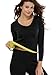LAZAWG Women Slimming Sweat Long Shirt Weight Loss Neoprene Body Shaper Hot Sauna Suit Shapewear Black Black X-Large