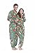 XMASCOMING Women's & Men's Hooded Fleece Onesie Pajamas Merry Xmas Size US XL