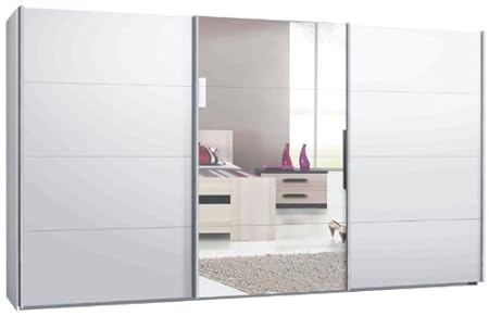 Switch 2 Or 3 Doors Sliding Door Wardrobe In Various Sizes White