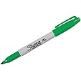 SHARPIE Fine Point Permanent Markers, Green, 1 Count