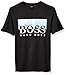 Hugo Boss BOSS Men's Tee 7 Logo Print T-Shirt, Black, M