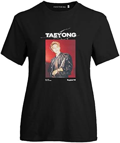 Fushimuma Unisex Kpop SuperM T-Shirt Mark Lucas Taemin Baekhyun Kai Ten Taeyong Fans Tops