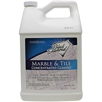 Black Diamond Stoneworks MARBLE & TILE FLOOR CLEANER. Great for Ceramic, Porcelain, Granite, Natural Stone, Vinyl and Brick. No-rinse Concentrate.