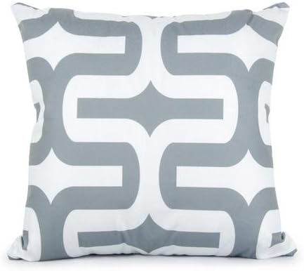 Dyg Smart Topfinel Geometric Cushion Cover Cheap Grey Pillow Covers for Puff Sofa Seat Chair Velvet Decorative