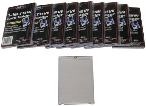 BCW 1-Screw 20 pt Trading Card Holder - 10 ct