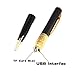G.G.Martinsen Hidden Camera Spy Golden Pen + FREE 4GB Micro Card Included, Real HD Video Resolution 720 x 480, High Quality Stylish Ballpoint Pen with Digital Video Recorder, Mini DVR/Webcam