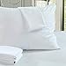 CALM NITE Pillow Protector 2 Pack - Extra Soft Knit - Waterproof Zippered Case (Standard 2 Pack)