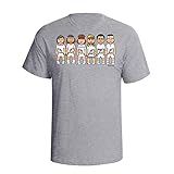 vipwees Tennis Legends Mens Caricature T-Shirt [Apparel]