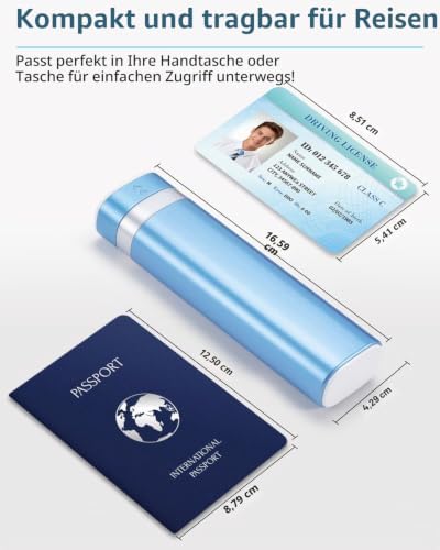 Tablettenbox 7 Tage, BPA Frei Pillendose Klein Für Unterwegs