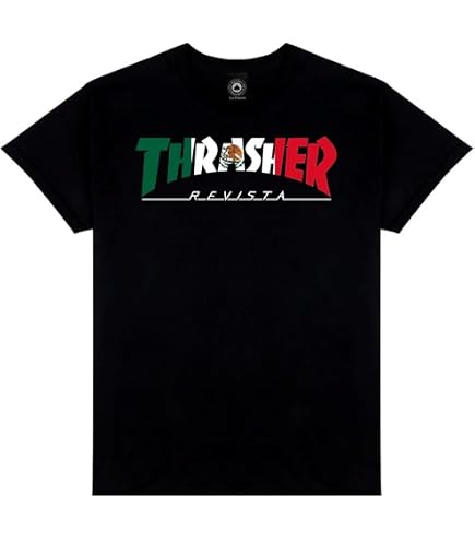 Amazon.com: Thrasher Magazine Flame White Medium T-Shirt