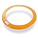 Exacme 10 12 14 15 16 Feet Trampoline Replacement Safety Spring Cover Round Frame Pad Without Holes, Orange