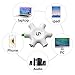 Multi Headphone Splitter, LP 3.5mm Audio Stereo Splitter Cable 3.5mm Male to 5 Port 3.5mm Female for Earphone and Headset Splitter Adapter for iPhone Samsung LG Smartphones Tablets MP3 Players