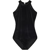 ModLatBal Women's Halter Neck Spandex Ballet Dance Leotard