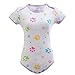 Littleforbig Adult Baby & Diaper Lover (ABDL) Button Crotch Romper Onesie -Baby Paws Onesie(XS, Purple)