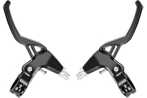 UQMIQURA Brake Clutch Levers, 1 Pair Aluminium Alloy Bicycle Hand Brakes Levers, Cycling Brake Levers Handle Brake Levers 2.2