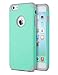 ULAK Compatible with iPhone 6S Case/iPhone 6 Case for Women, Soft Silicone Hard PC Back Protective Phone Cover for iPhone 6/6S 4.7 inch, Mint Green
