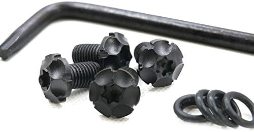 EXEL Cool Hand 1911 Grips Screws,Titanium Coated,4 Stainless Steel Screws, 4 O Rings,Torx Key