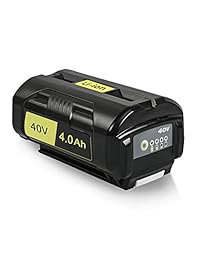 Amityke 40V 4000mAh Lithium Battery for Ryobi 40-Volt Collection Cordless Power Tools Li-ion Battery OP4015 OP4026 OP40201 OP40261 OP4030 OP40301 OP4040 OP40401 OP4050 OP40501 OP40601