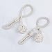 Anjee 2 Pack Curtain Tiebacks, Hand Knitting Cotton Rope Holdbacks for Window Curtain Tie Backs Indoor Outdoor Drapes Pull Backs Ties Drapery Knot Ball Ropes Holders Rural Decorative,1 Pair Beige