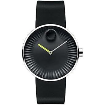 Movado Edge Analogue Black Dial Mens Watch