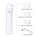 Snailax Cordless Back Massager Handheld – Rechargeable Wand Massager for Neck,Back,Shoulder Foot, Portable Body Massager, Adjustable & Multi-Purpose 3 Massage Heads (White)