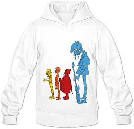 Men's Cool Gorillaz Demon Days Element Printed Fashion Pullover Hoodies Sweatshirt