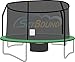 SkyBound 14 ft. (Trampoline Frame Size) Replacement Netting for 4 Straight Curved and Top Ring G4 Pole Enclosure Systems (Fits Brands Bazoongi/Jumpking/Jumppod) (Net Only)