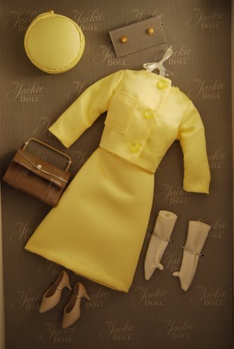 The Jackie Kennedy Doll - Vive Jacqui! Yellow Suit Dress by Franklin Mint