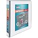Avery 1.5" Ultralast 3 Ring Binder, One Touch Slant Ring, Holds 8.5" x 11" Paper, 1 White Binder (79714)