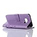 Ultra Slim Layered Leather Flip Case Cover For Samsung Galaxy S8 Plus,Tuscom (purple)