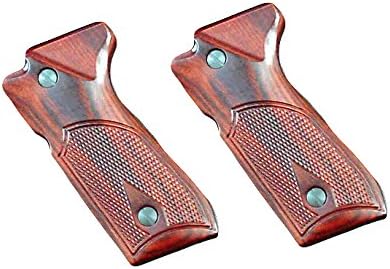 BERETTA 92, 92F, 92FS, 92A1, 92FS INOX, 92G, 92D, 96, 96D, 96A1, M9, M9A1, Brigadier, Centurion, Elite, and Elite II. GUN GRIPS (ROSEWOOD)