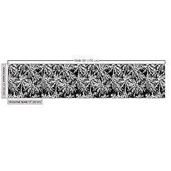 Ambesonne Vintage Palm Fabric by The Yard, Print of