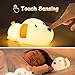 Cute Puppy Dog Nursery Night Light Lamp for Baby Toddlers Kids Children Bedroom Decorations | Soft Silicone Body with Touch Sensor Dual Colors Switch, Timer & Dimmer Function, USB Rechargeable
