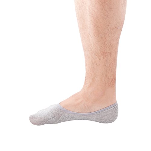 Sheec - men s no-show hidden socks (grey/ regular) - so…