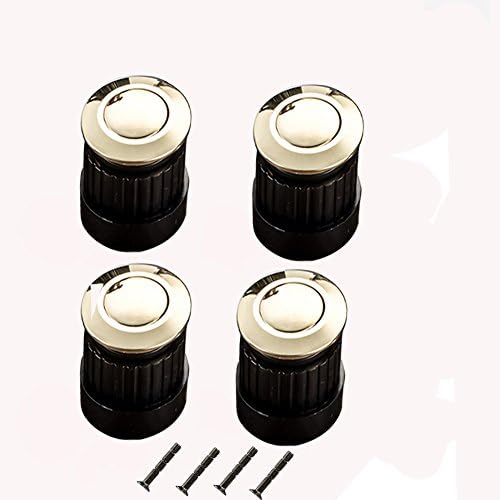 Eforlike 4 Pcs Spring Concealed Cabinet Handle, Furniture Hardware Fittings (gold)