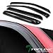 Topline Autopart Sun/Rain Guard Shade Vent Shade Window Visors 02-10 Explorer/Mountaineer/Aviator