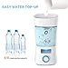 Elechomes CH352 Cool Mist Humidifier, 3.5L Ultrasonic Humidifiers with Stepless Mist Adjustment, 360°Rotatable Dual Nozzles, Whisper Quiet Operation and Auto Shut-off