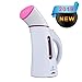 Ebest Handheld Fabric Steamer Mini Travel Garment Steamer (Pink)