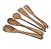 Naturally Med Olive Wood, Spatulas/Spoons, Set of 5 Utensils