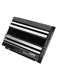 ALAVENTE Amplificador de audio, amplificador estéreo para auto potencia 4 canales Potente Super Bass Sub Woofer Amp 12V