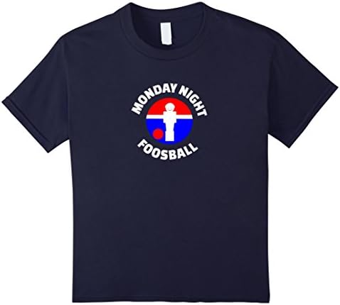 unisex-child USA Monday Night Foosball T-Shirt 8 Navy