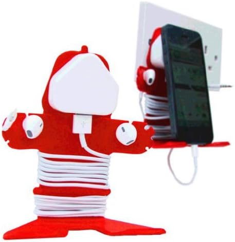 Mi Cable Tidy Red - Cable Organizer and Stand for iPhone, iPad, Cellphone, Tablet, Smartphone, Nintendo DS, Sony PSP and Mobile Phone Devices