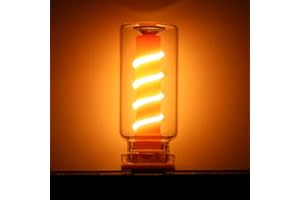 USB Light Transparent Spring Touch Dimming USB Portable Bedside LED Atmosphere Lamp Home LED Lighting Source (Yellow Light)