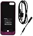 mophie juice pack Helium with snap closure for iPhone 5/5S/5se (1,500mAh) - Purple