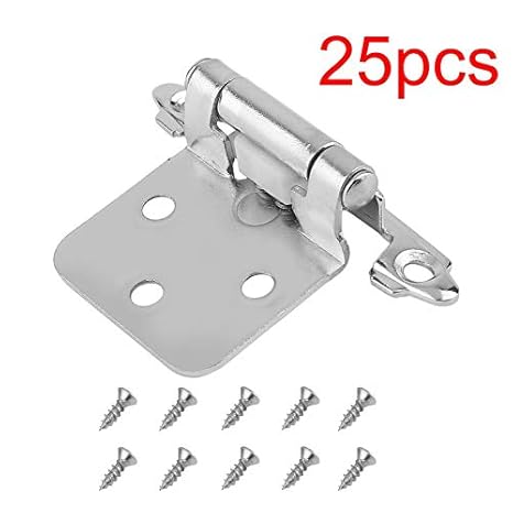 Bisagras de níquel satinado Belovedkai con cierre automático, bisagras