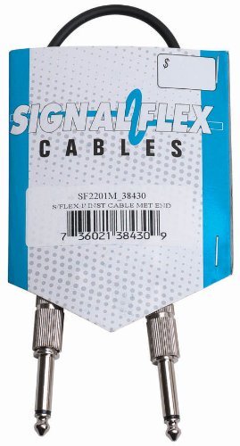 Signal Flex SF2201M 1-Feet Instrument Cable - Metal End