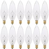 (Pack of 12) 25 Watt CTC Clear Candelabra Base