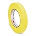 3M 06652 Automotive Refinish Masking Tape, 250 Degree F Performance Temperature, 28 lbsin Tensile Strength, 55m Length x 18mm Width, Yellow (Case of 12 Rolls)