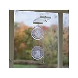 Veg Dangler Suction Cup Window Hanger - Bird Feeder Holder, Indoor Plant Hanger, Wind Chimes, Ornaments, Flower and Herb Pots, Terrarium, Air Plants, Suncatchers on Wire, Jute or Macram&eacute;. Dependable