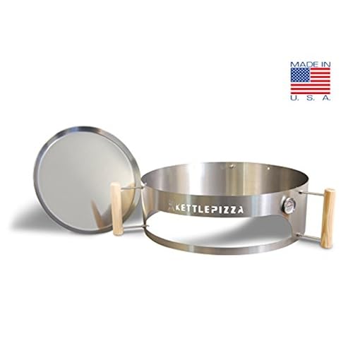 Made in USA KettlePizza Basic Pizza Oven Kit for 18.5 and 22.5 Inch Kettle Grills, KPB-22 Patio, Lawn & Garden, Grills & Outdoor Cooking, Outdoor Cooking Tools & Accessories
